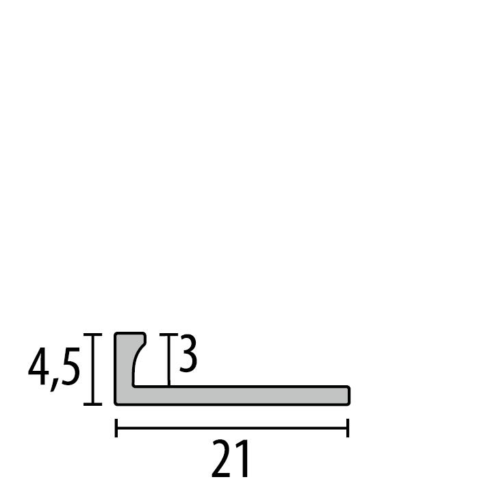 301 G - Seuils d'arrêt estampé 21mm 